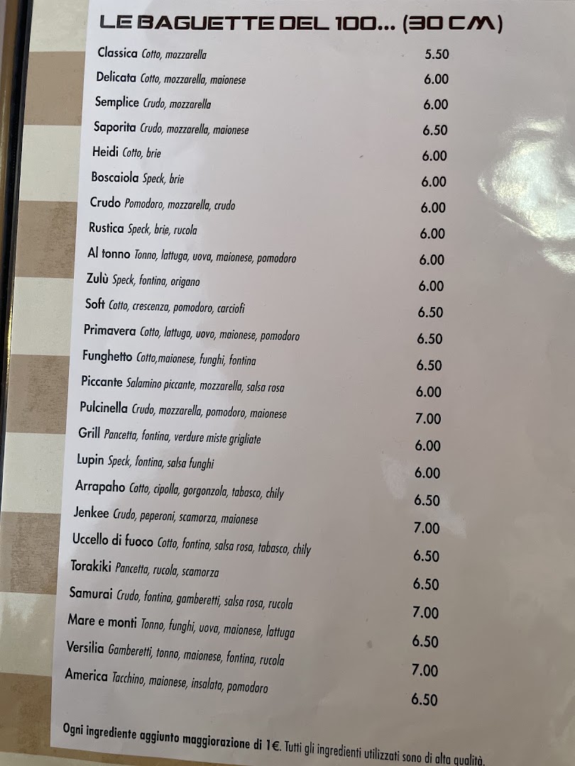 100 porte hamburgeria