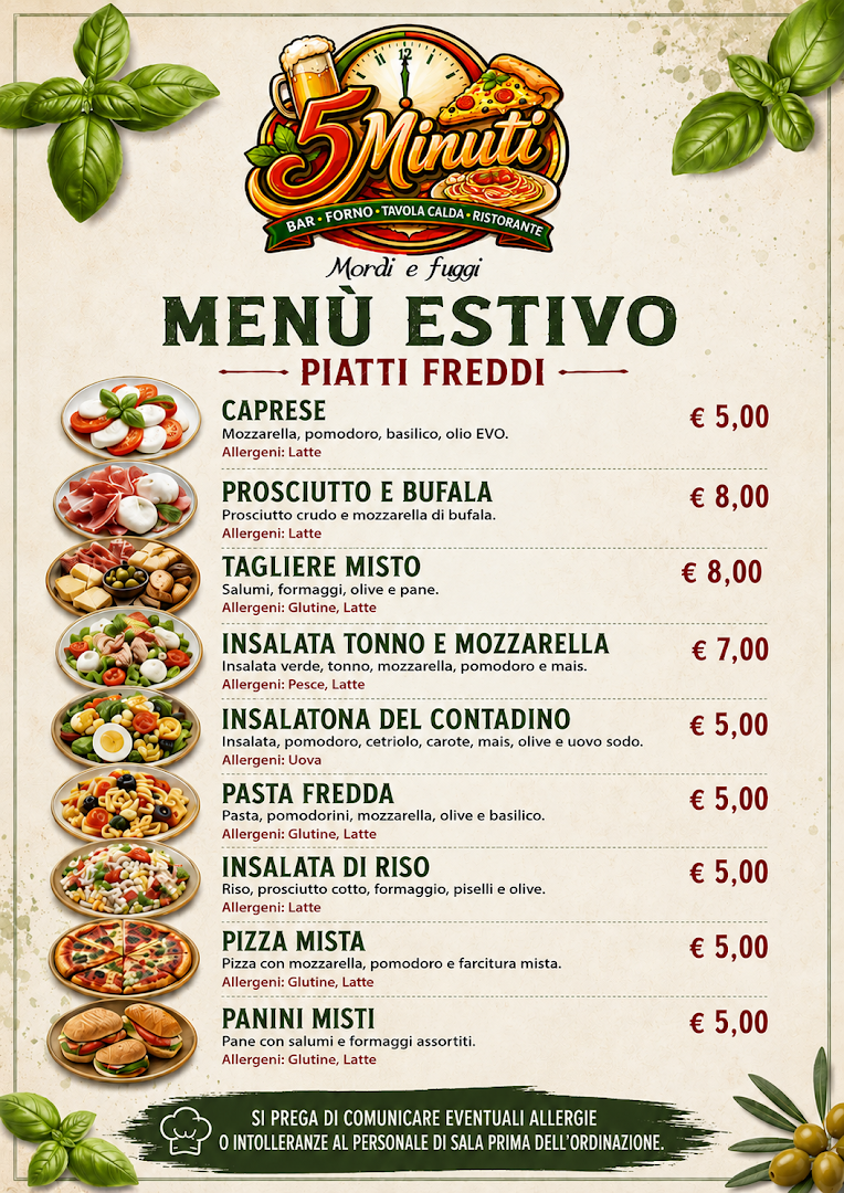 5 Minuti bar, Roma