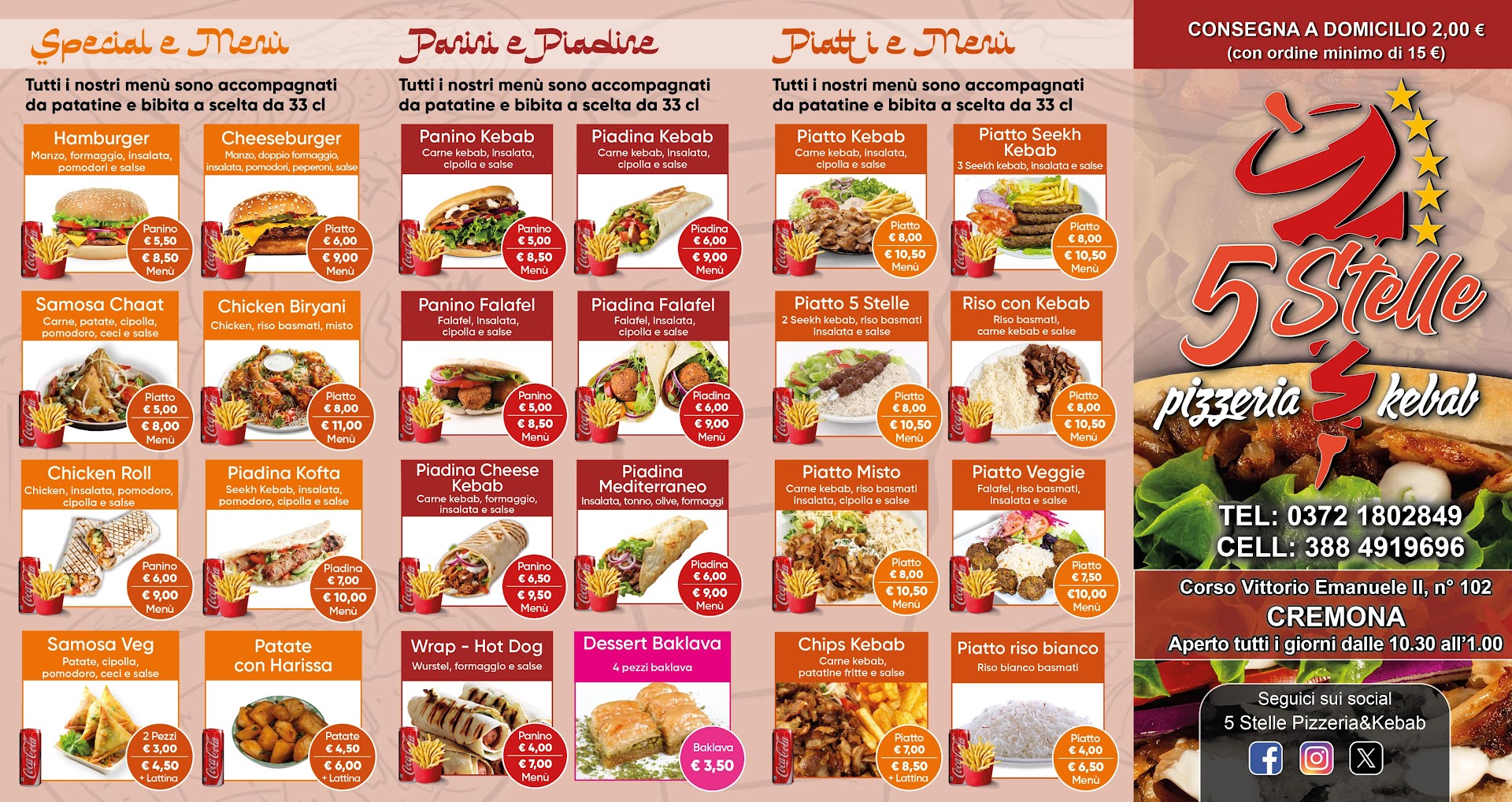 5 Stelle Pizzeria Kebab