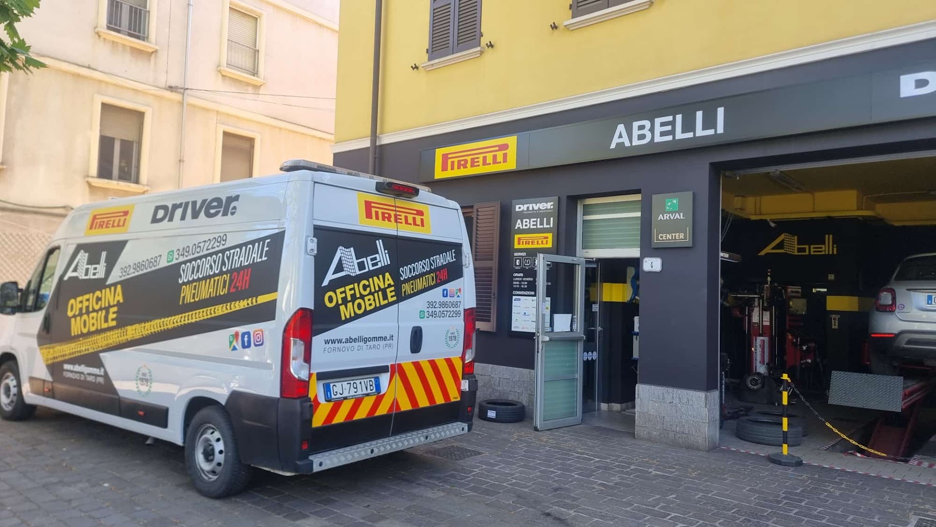 Abelli Gomme - Pirelli Driver, Arval Center, Soccorso 24h