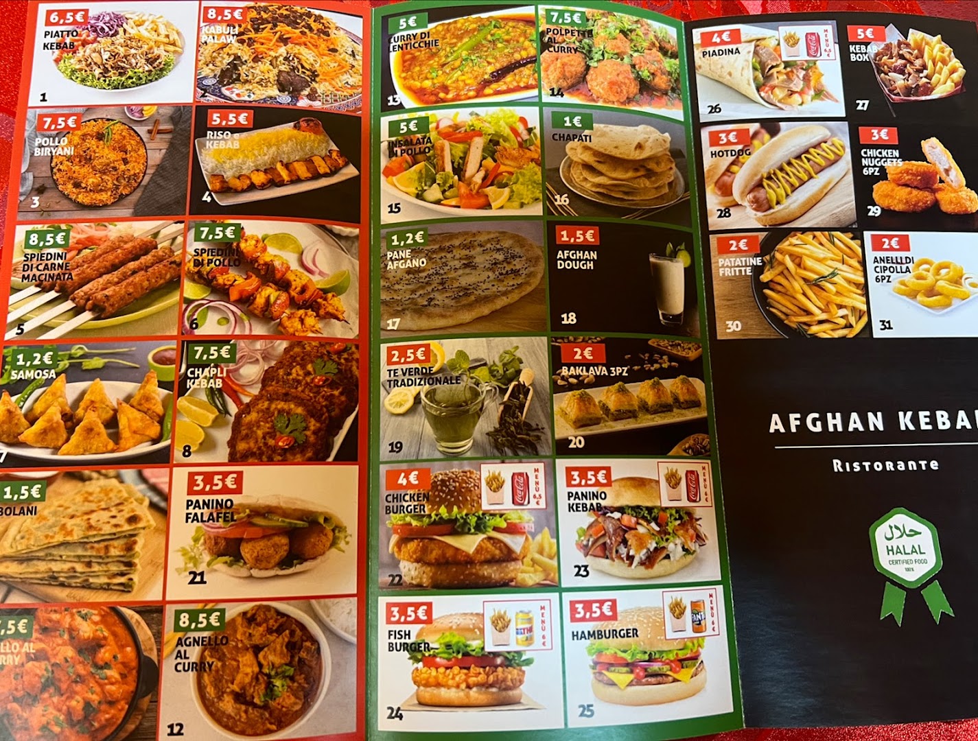 Afghan kebab ristorante