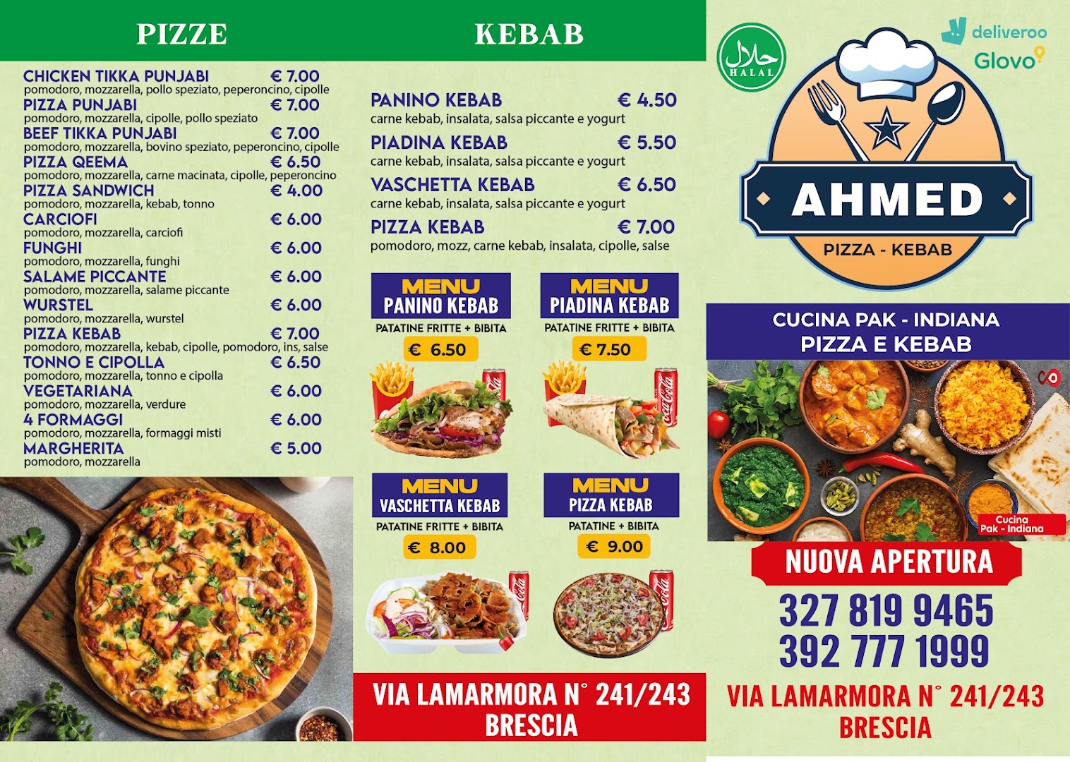 Ahmed pizza kebab culinary pak indiana