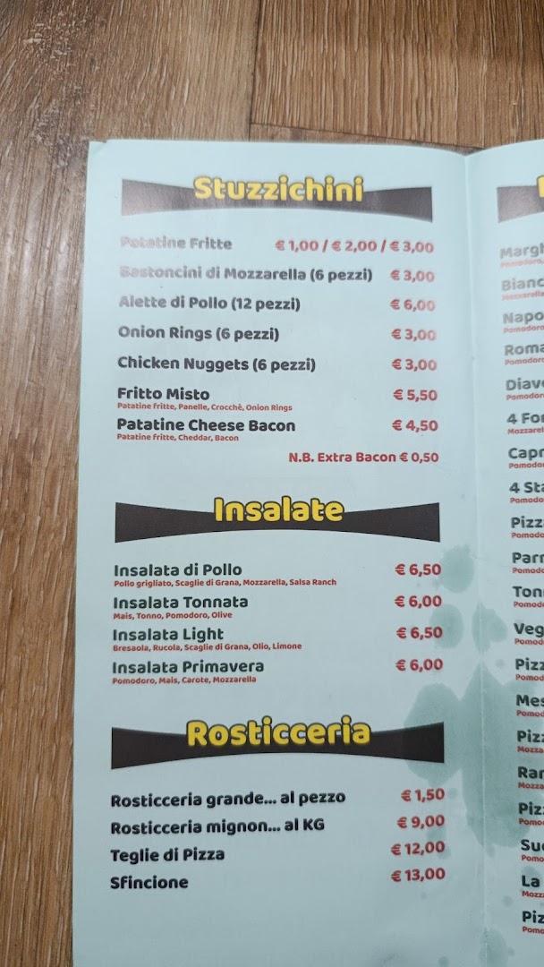 Al Pizzettone, Carini