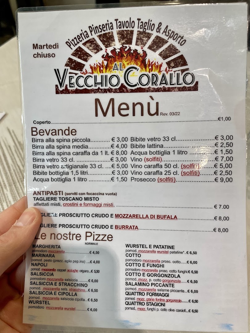 🪸Al Vecchio Corallo Pizzeria Pinseria 🪸