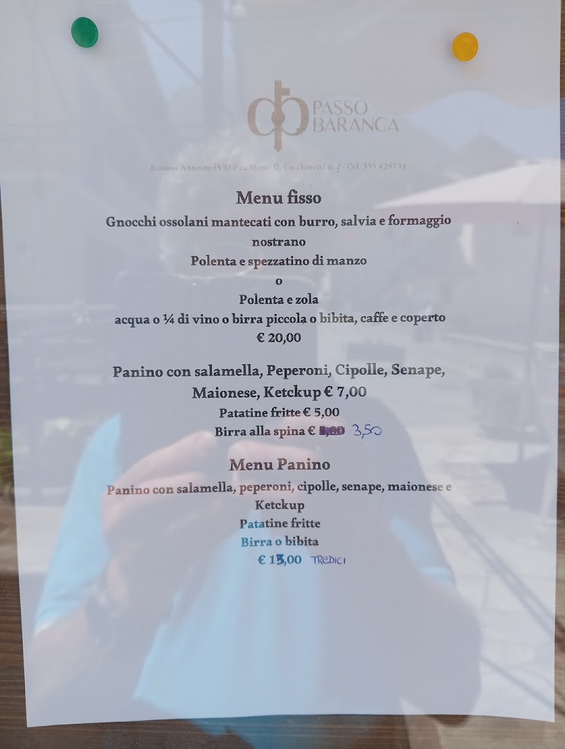 Albergo Bar Ristorante PASSO BARANCA