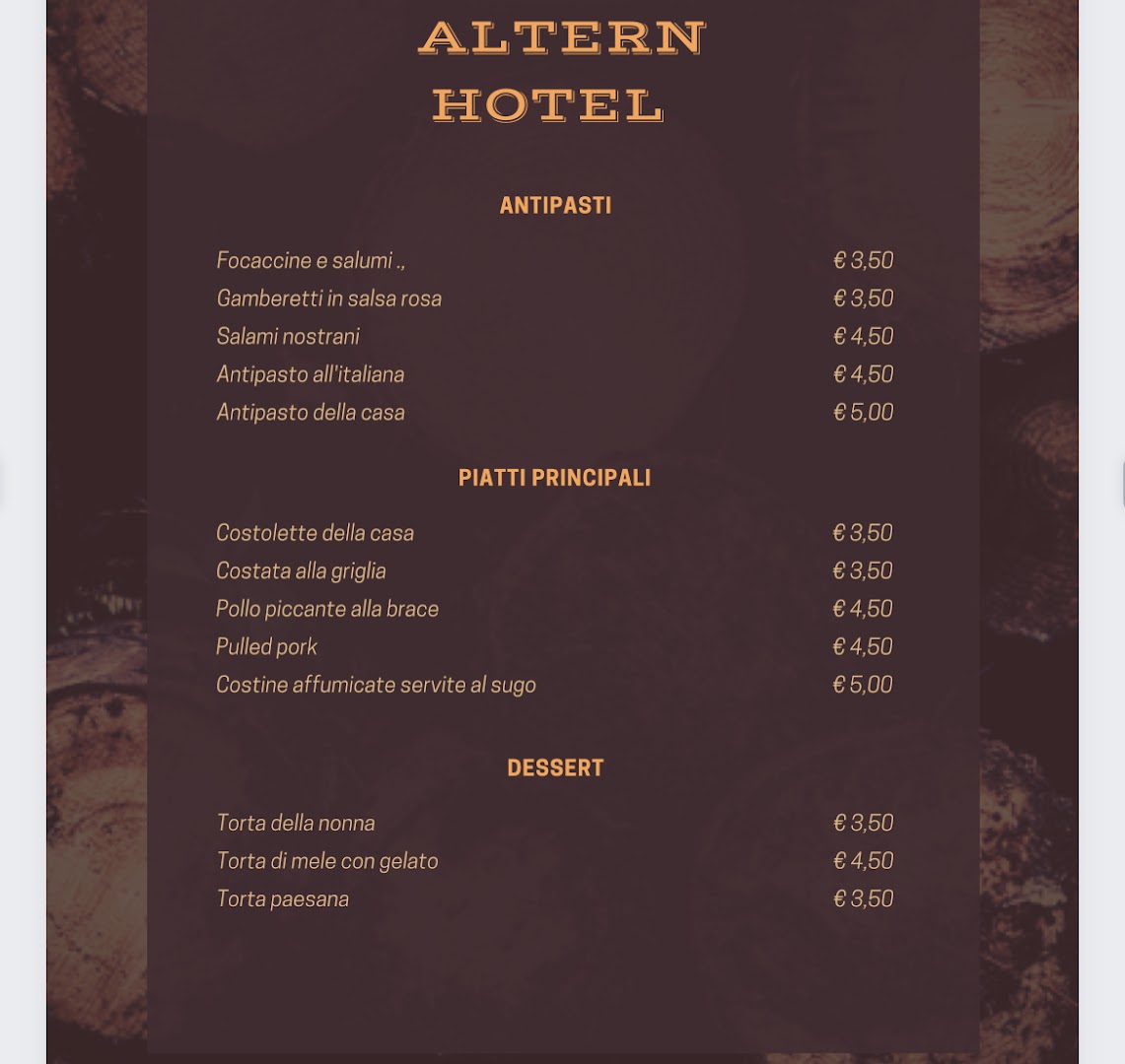 Altern hotel ristorante