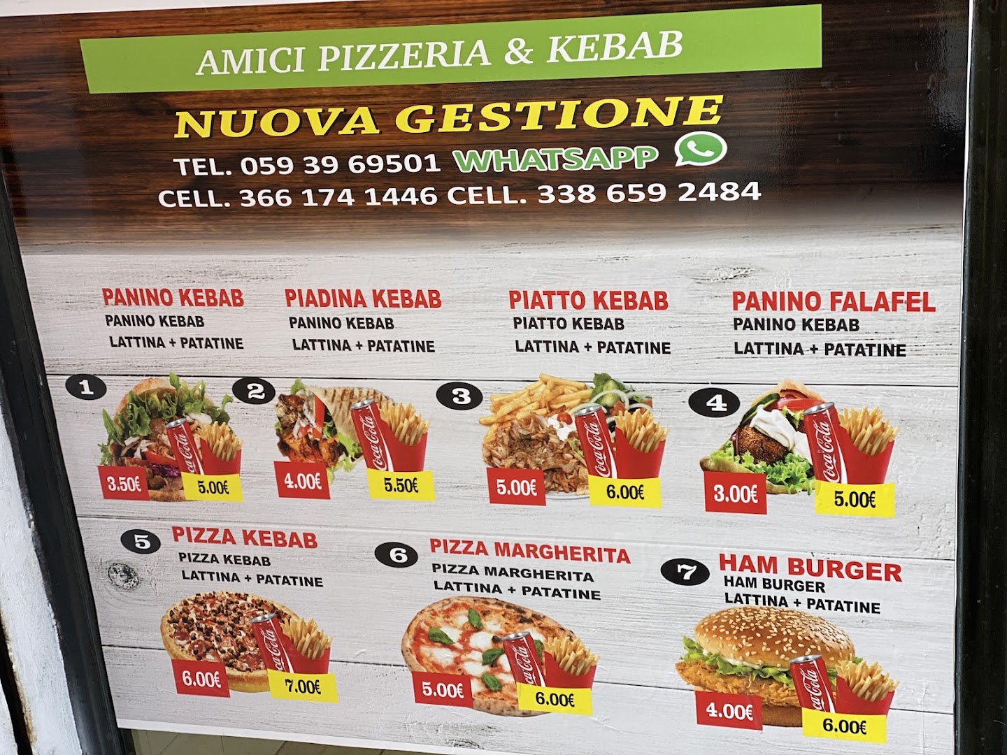 Amici pizzeria kebab, Modena