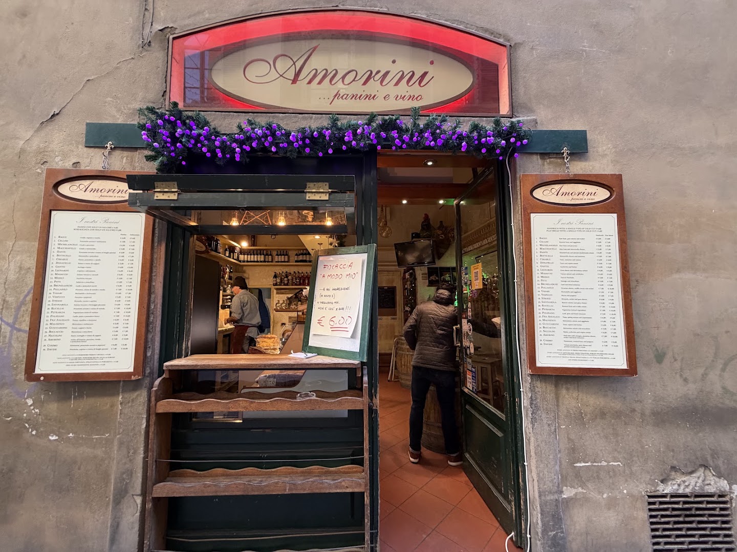 Amorini Panini e Vino Firenze