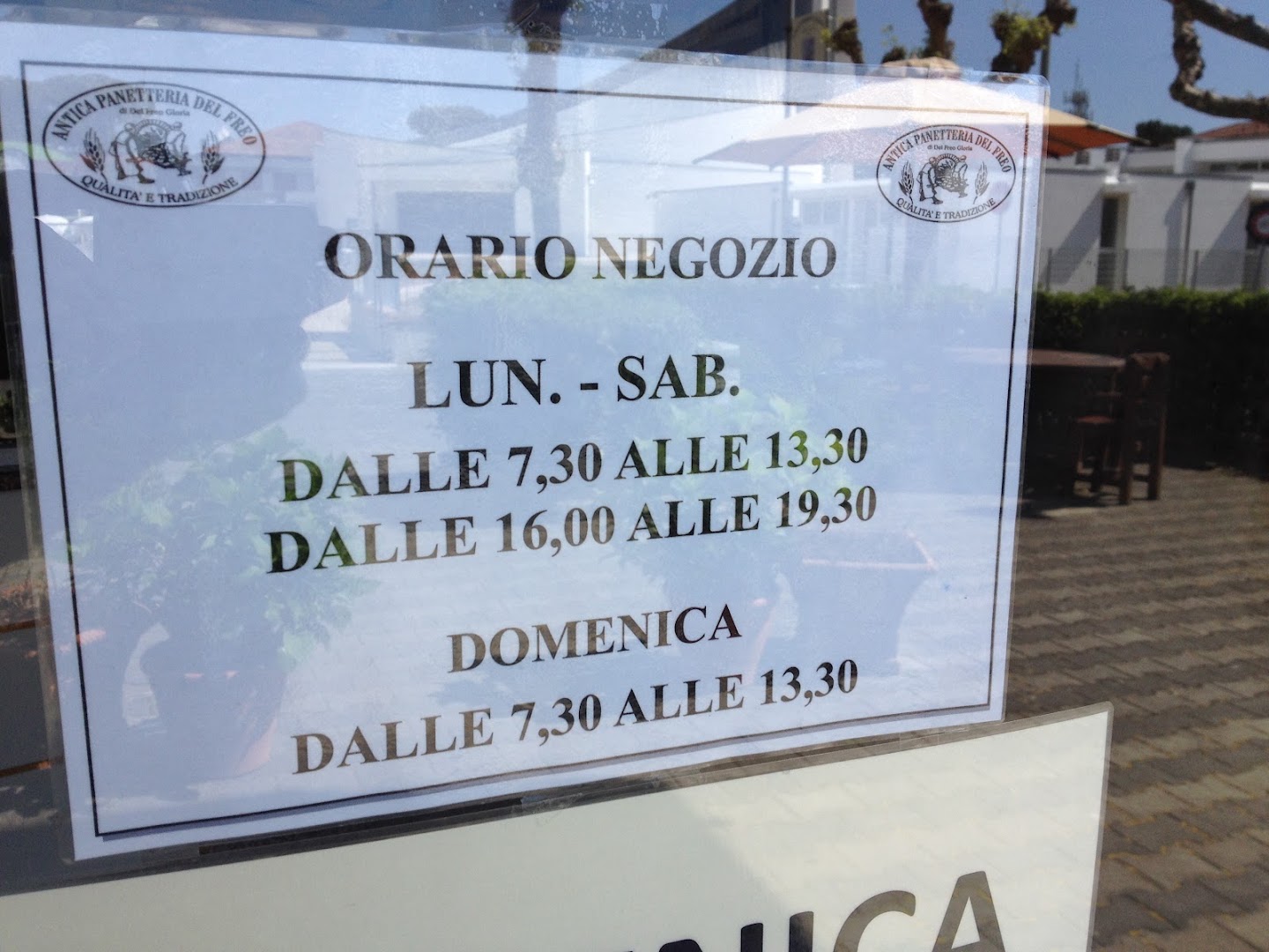 Antica Panetteria Del Freo Gloria