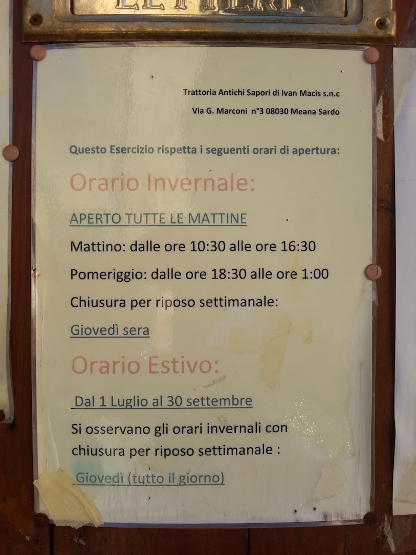 Antichi Sapori di Ivan Macis snc