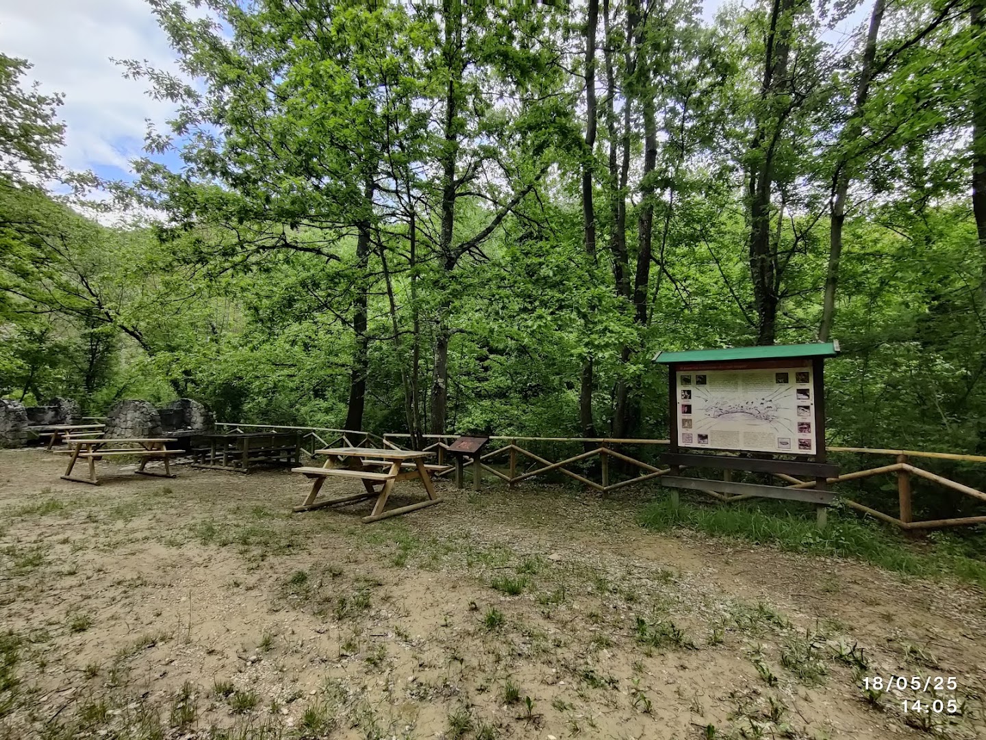 Area Barbecue- Cascata di Casanova/ Area Picnic / Area attrezzata Barbecue