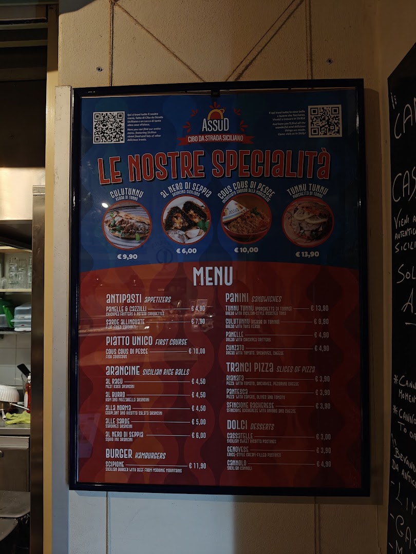 Assud Cibo da strada siciliano Bologna
