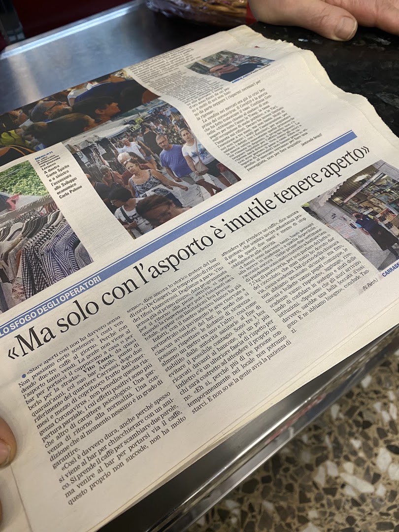 Bar Apollo - Vito Tanzi - caffè artigianale - Saicaf - cioccolateria - Super alcolici - vino - gelati