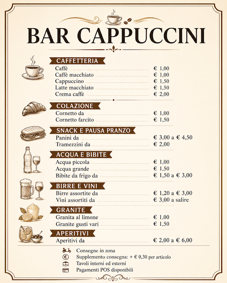 Bar Cappuccini, Crispano