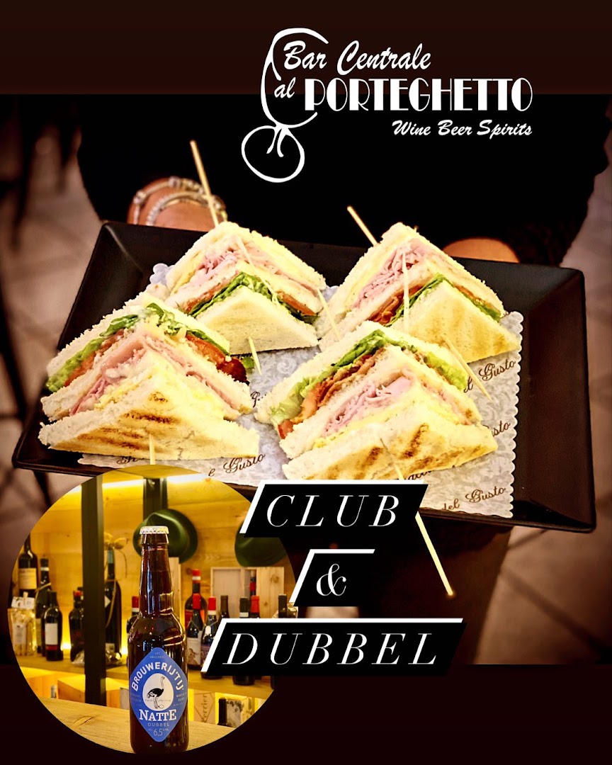 Bar Centrale Al Porteghetto | Birreria, Aperitivi, Ristorante, Hamburger, Enoteca e Tabacchi
