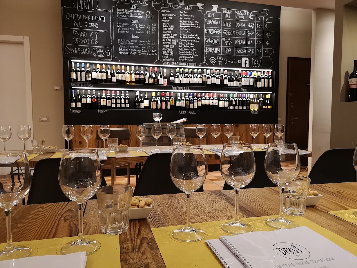 Bar Dervì, Cogliate