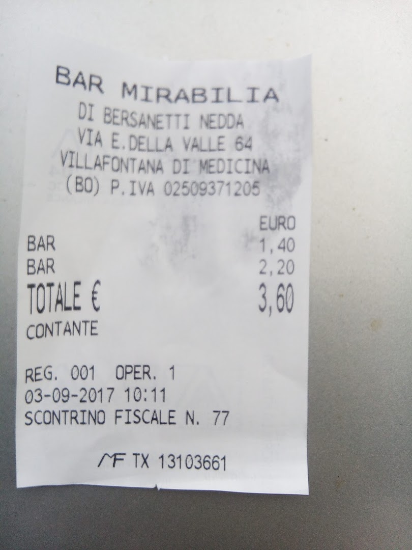 Bar Mirabilia