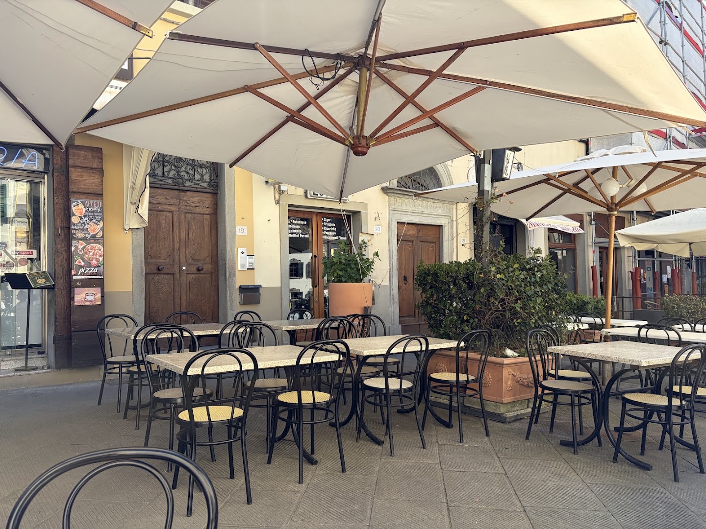 Bar Pizzeria Baldaccio a fianco Museo della Battaglia e Di Anghiari