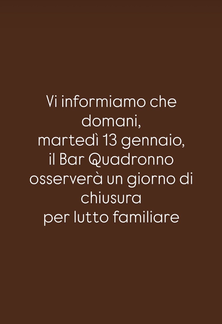 Bar Quadronno