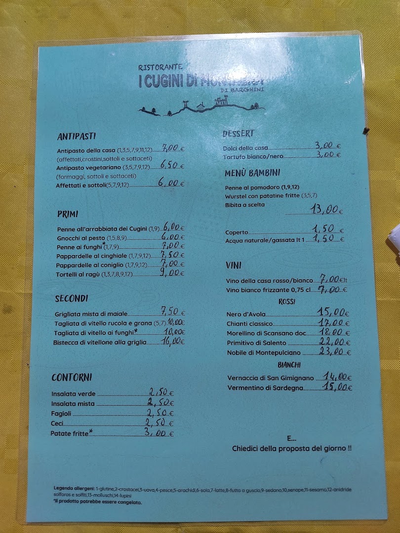 Bar Ristorante Pizzeria "I Cugini di Montagna", Calci