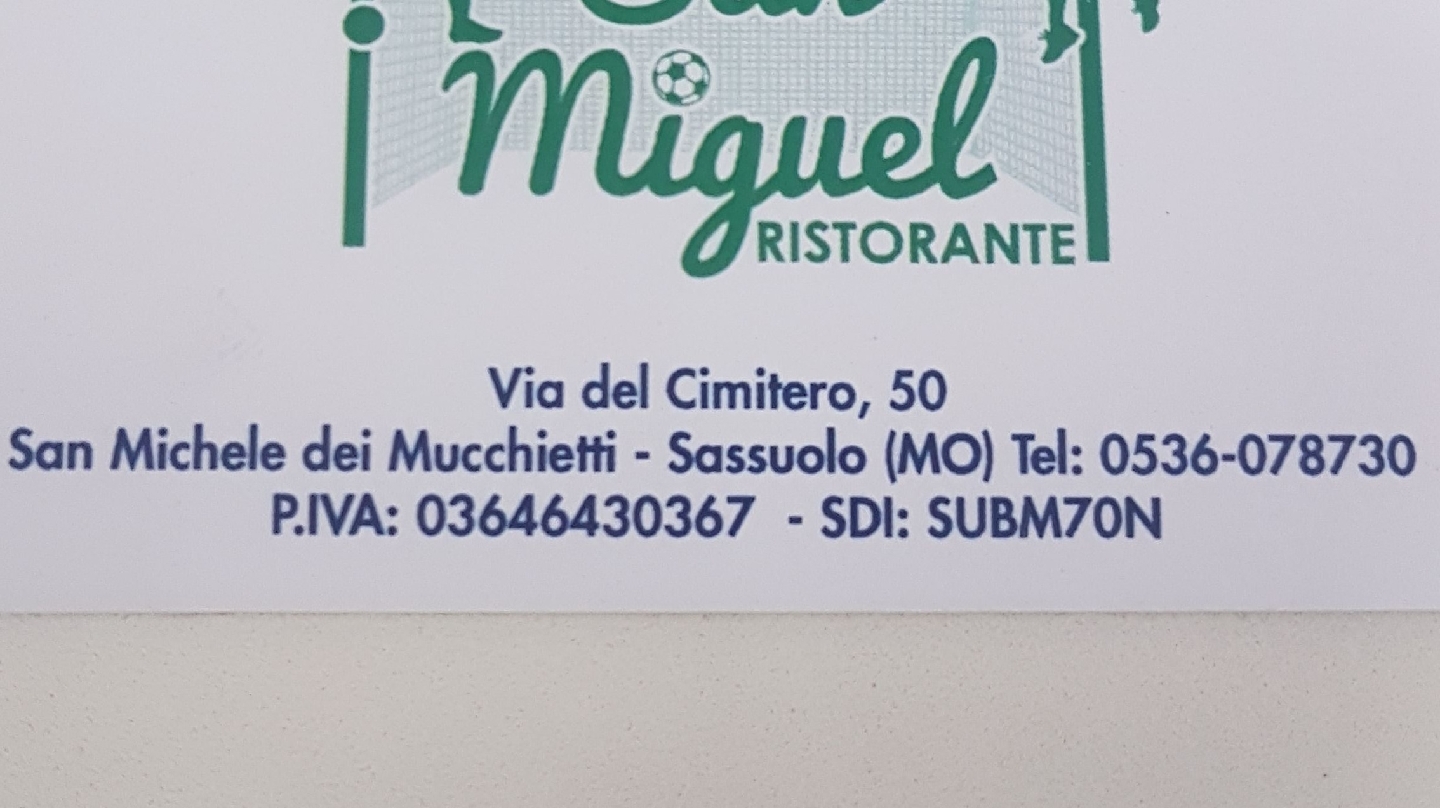 Bar Ristorante Pizzeria San Miguel