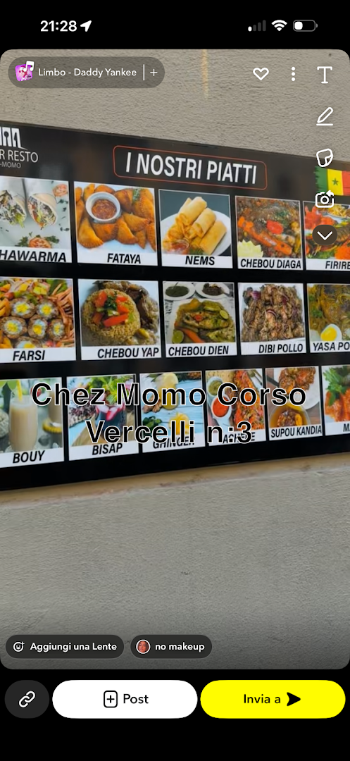 Bar Ristorante senegalese ndia Momo torino