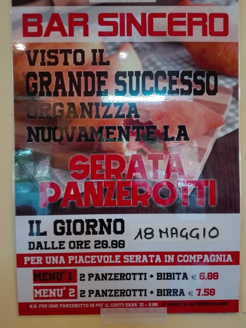 Bar Sincero, Milano