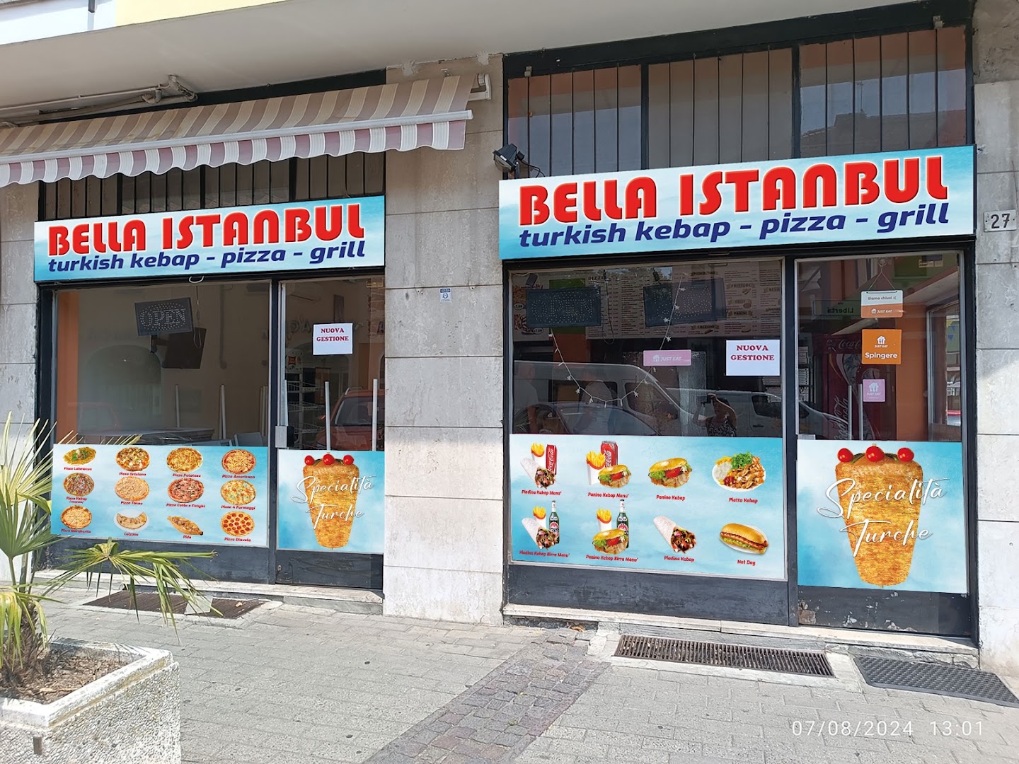 Bella istanbul Turkish kebap pizza