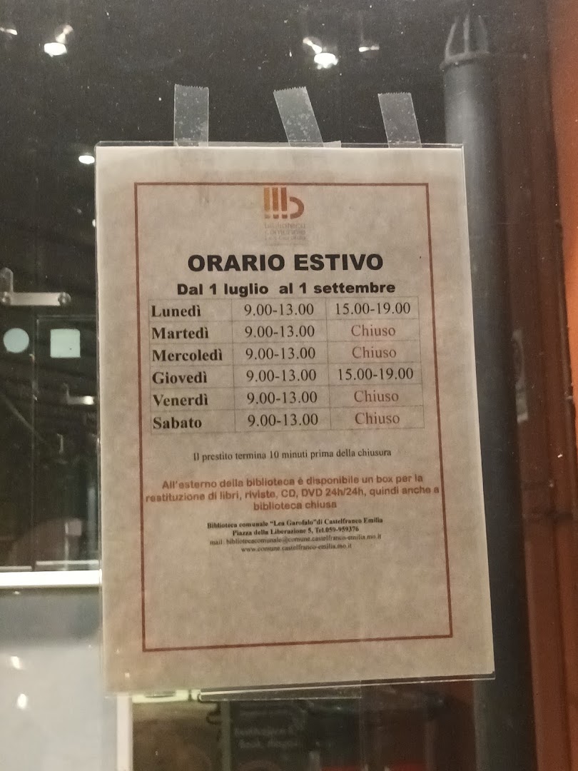 Biblioteca Comunale "Lea Garofalo"