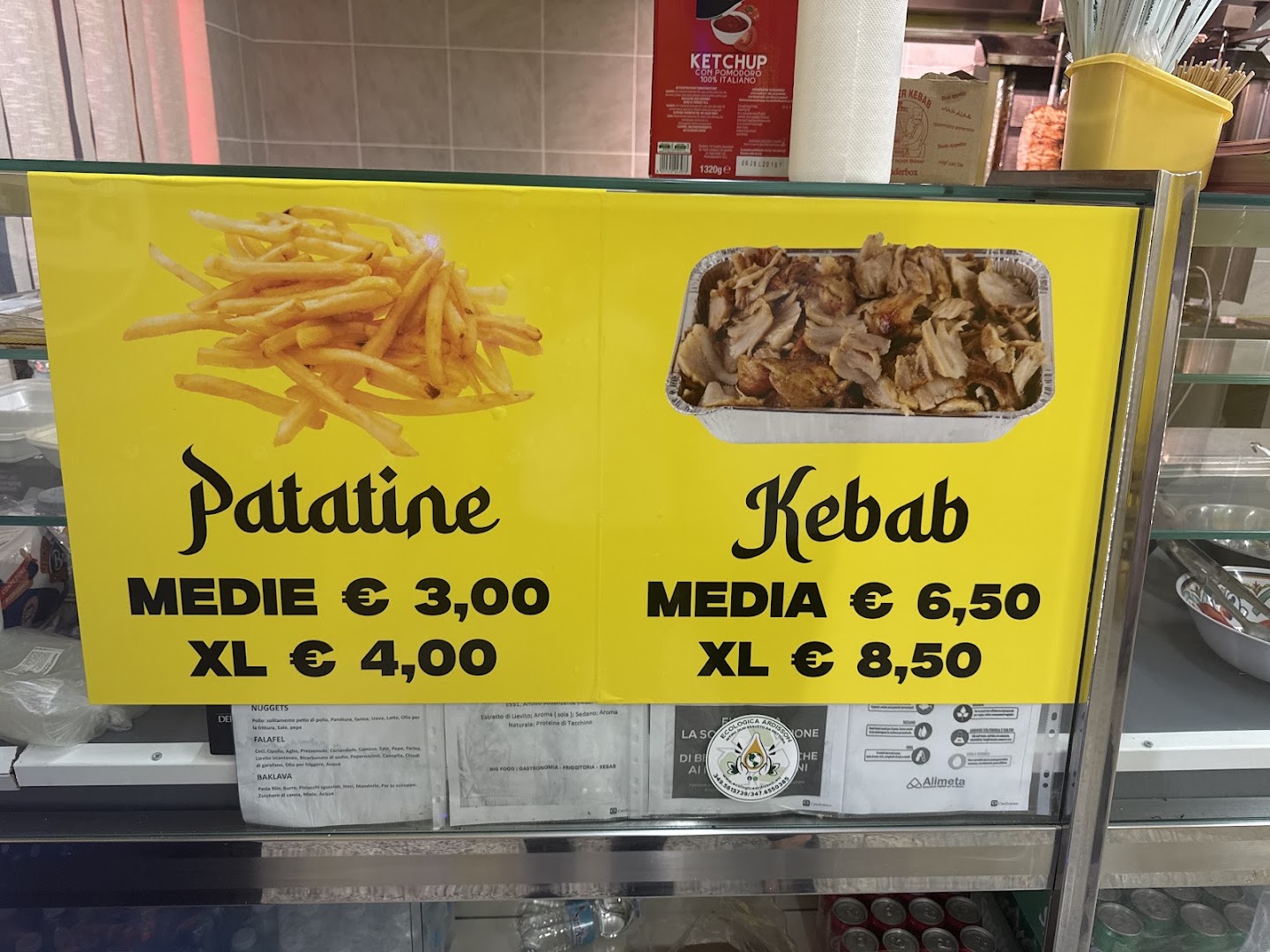 Big food kebab