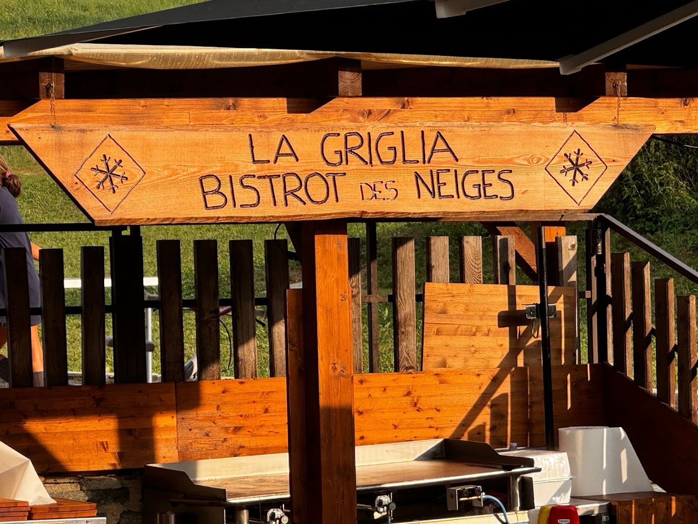 Bistrot des Neiges. La gegia
