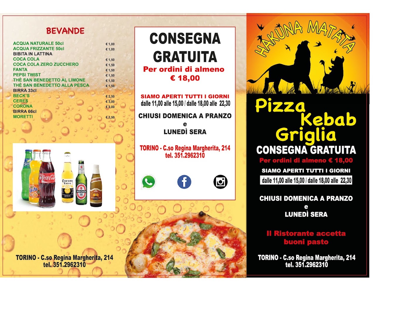 bizza kabab hakuna matta, Torino