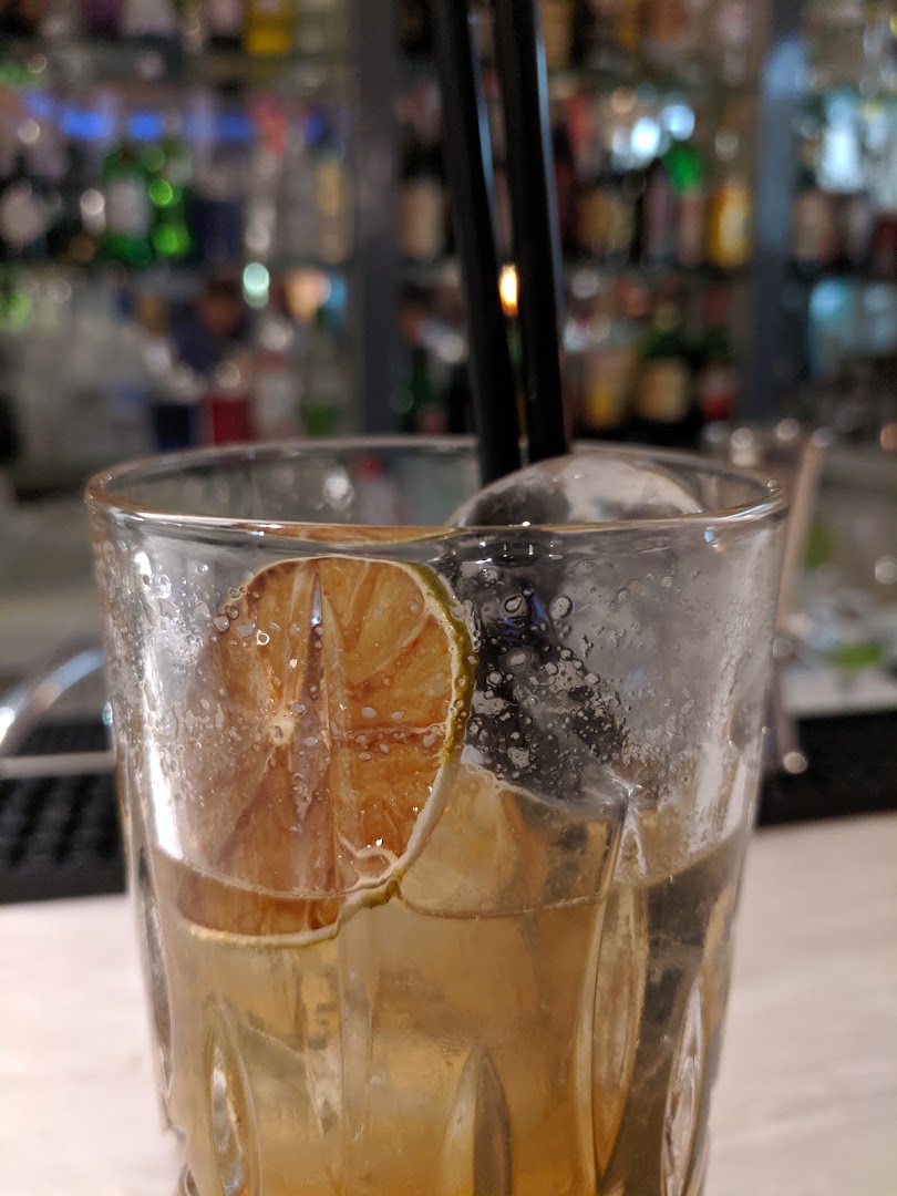 Blue And Grey Bar