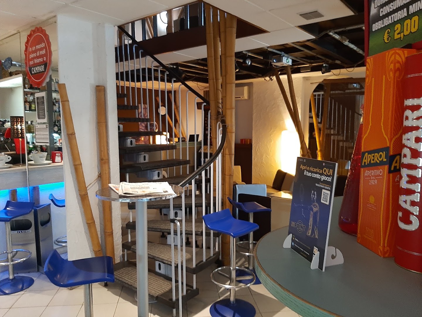 Blue And Grey Bar