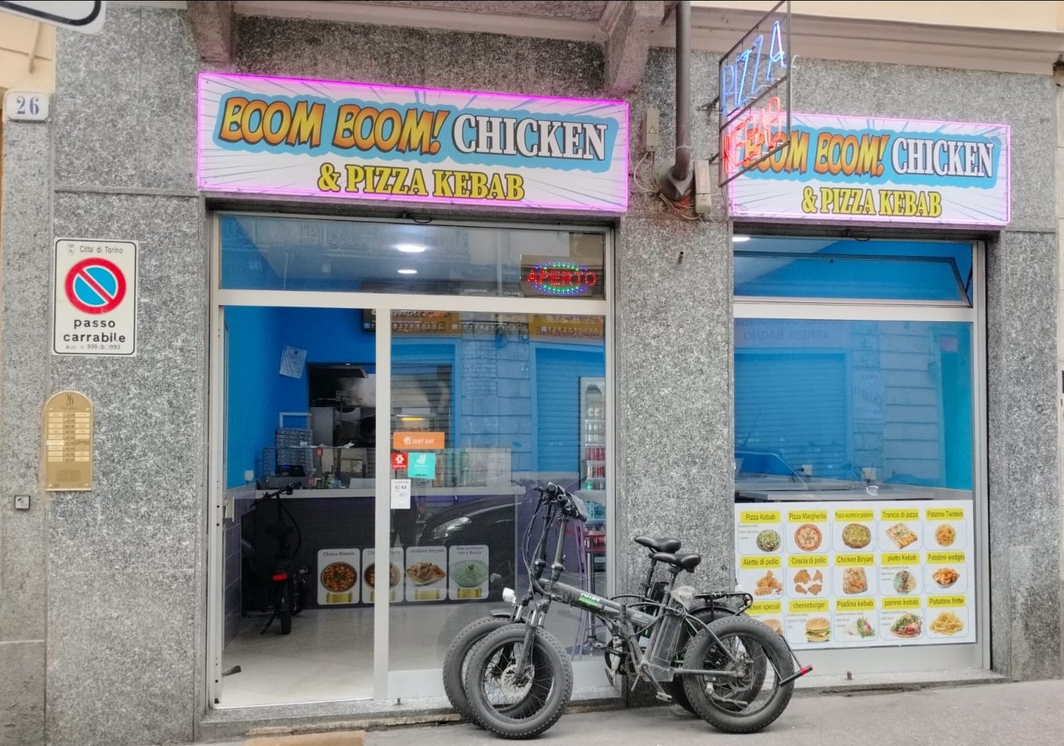 Boom Boom Chicken & Pizza Kebab