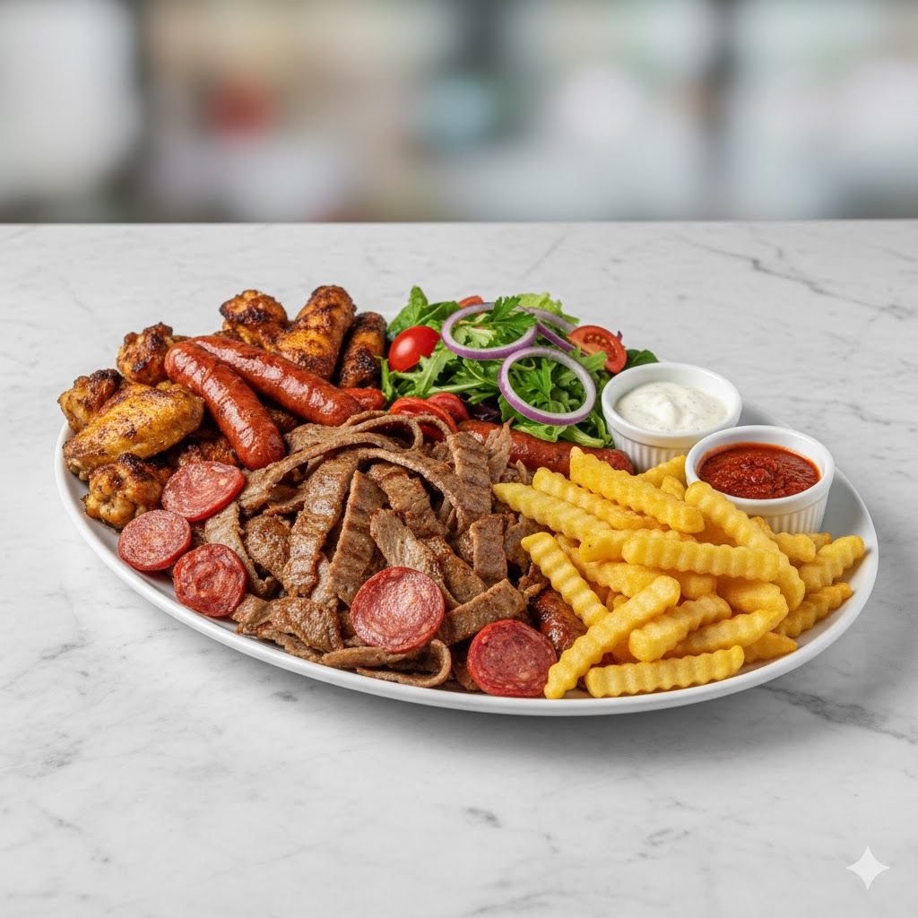 Boom Boom Chicken & Pizza Kebab