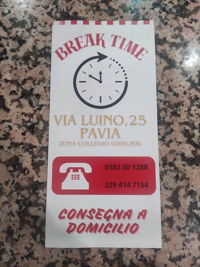 Break Time. Pizzeria da asporto
