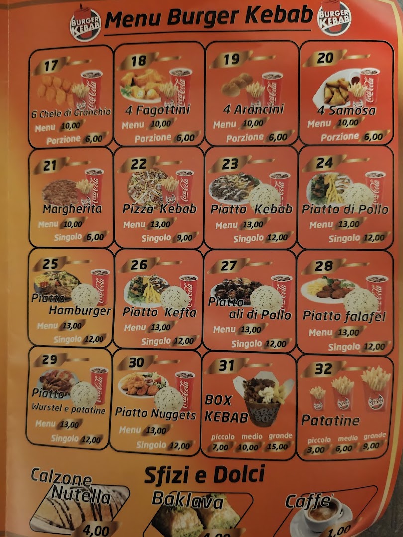 Burger kebab