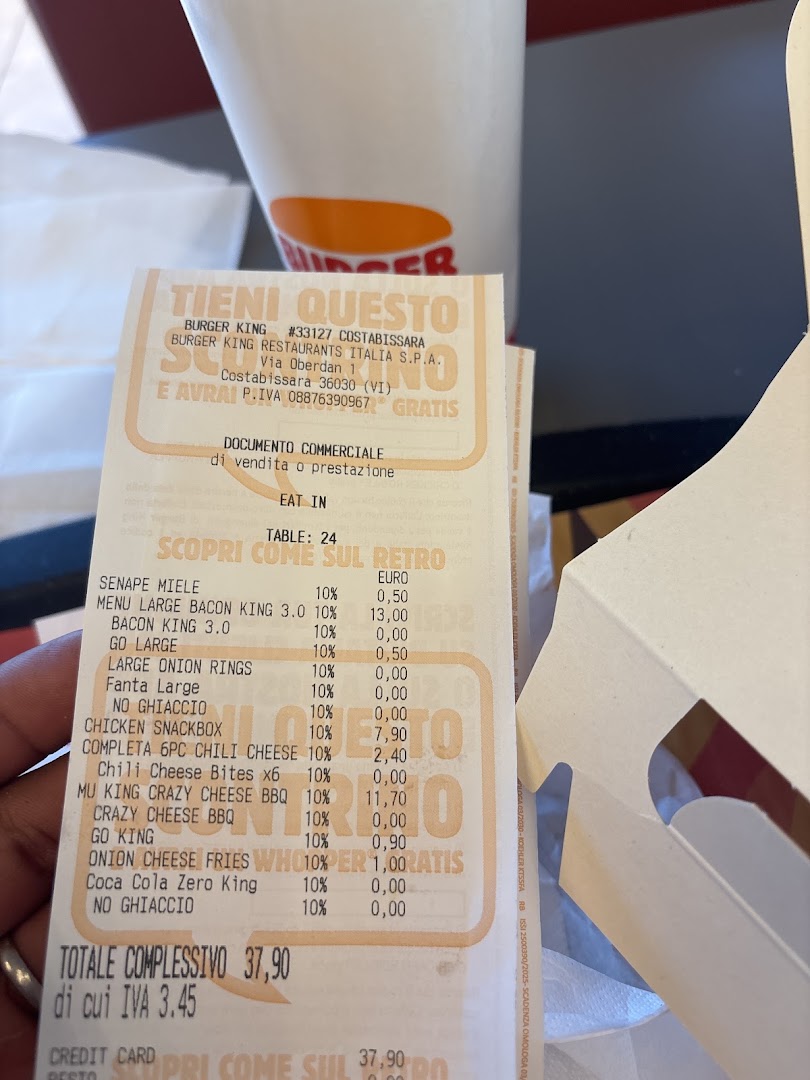 Burger King Costabissara