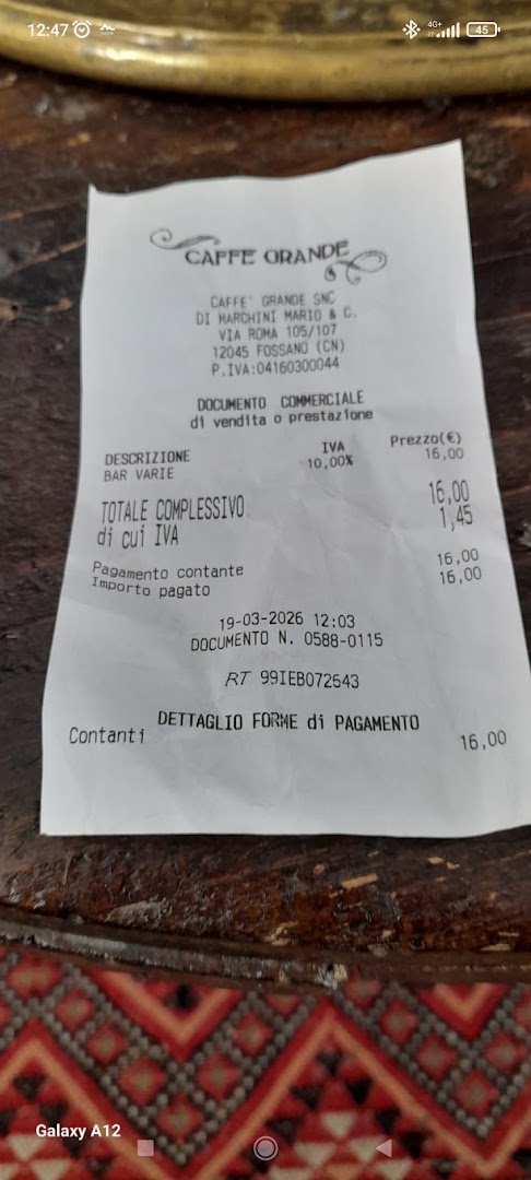 Caffè Grande Fossano