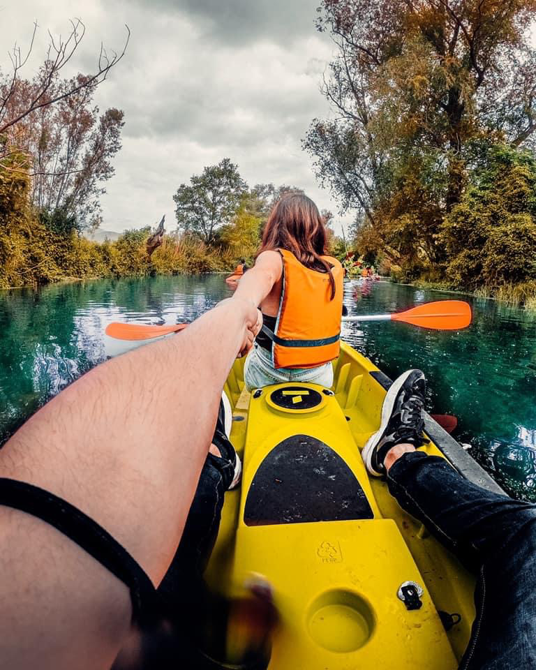 Canoa sul Tirino