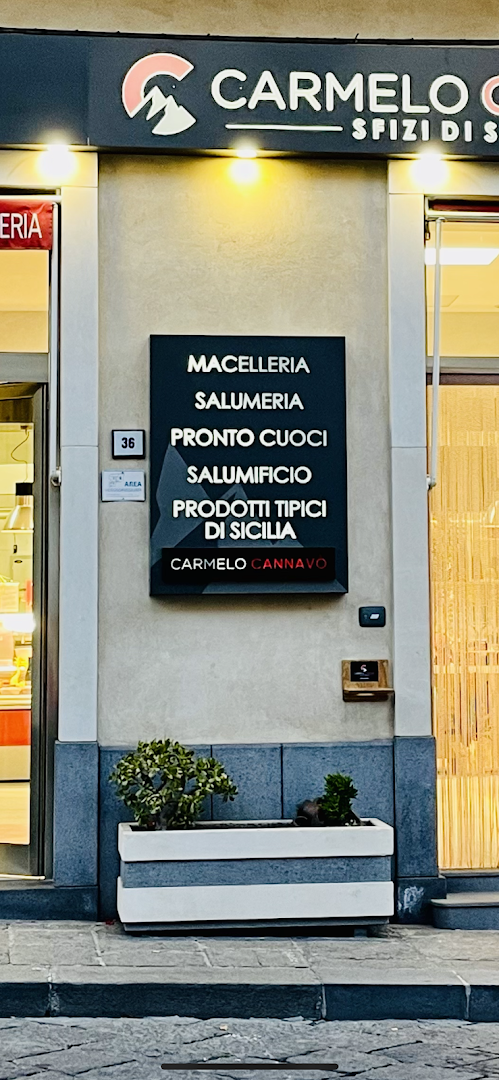Carmelo Cannavó Sfizi di Sicilia Macelleria Salumeria, Linguaglossa
