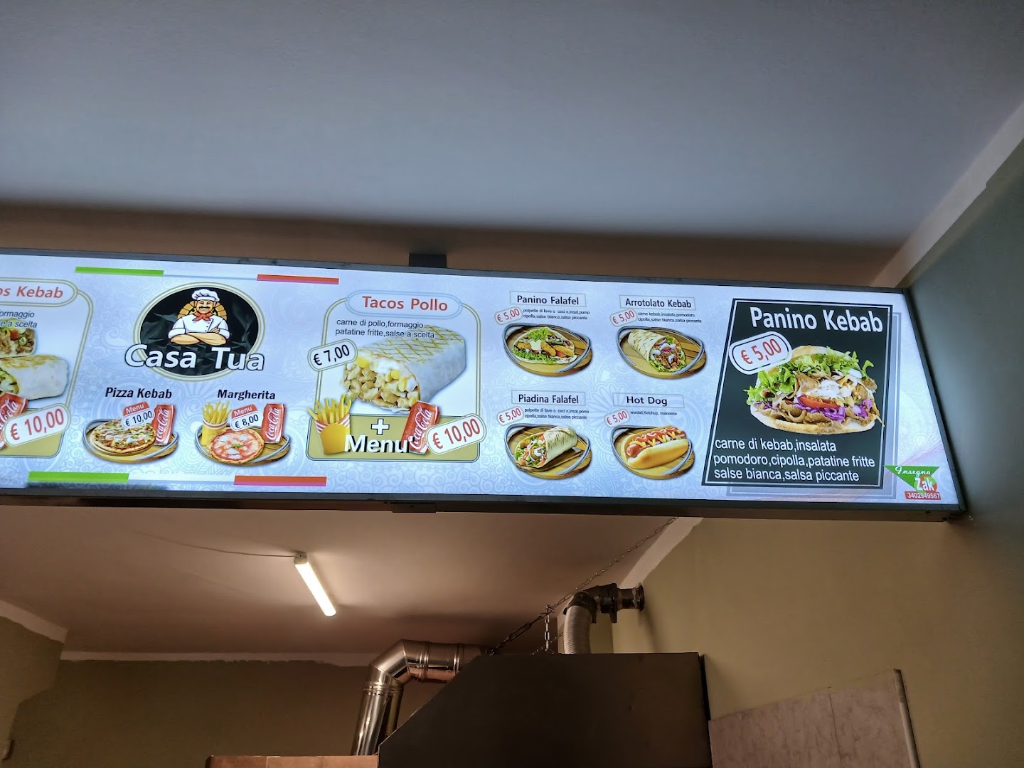 Casa Tua pizzeria & Kebab, Tarantasca