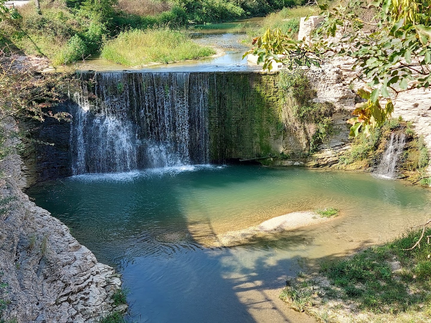 Cascata di Valrea, Pergola