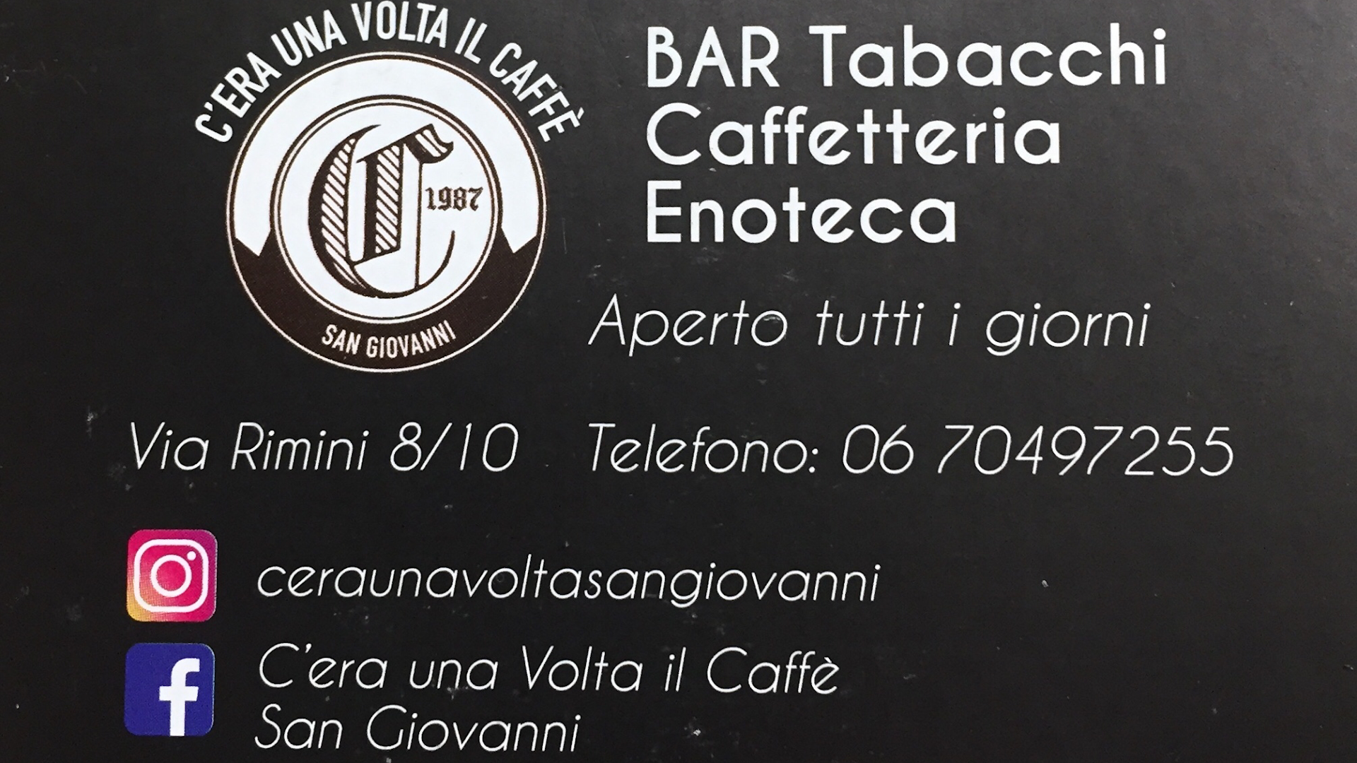 C'era una volta il Caffé -San Giovanni-