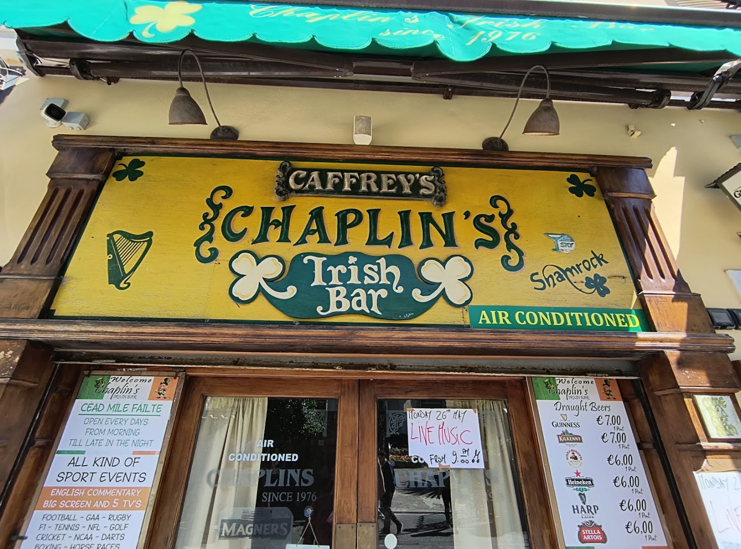 Chaplin's Irish Bar Sorrento