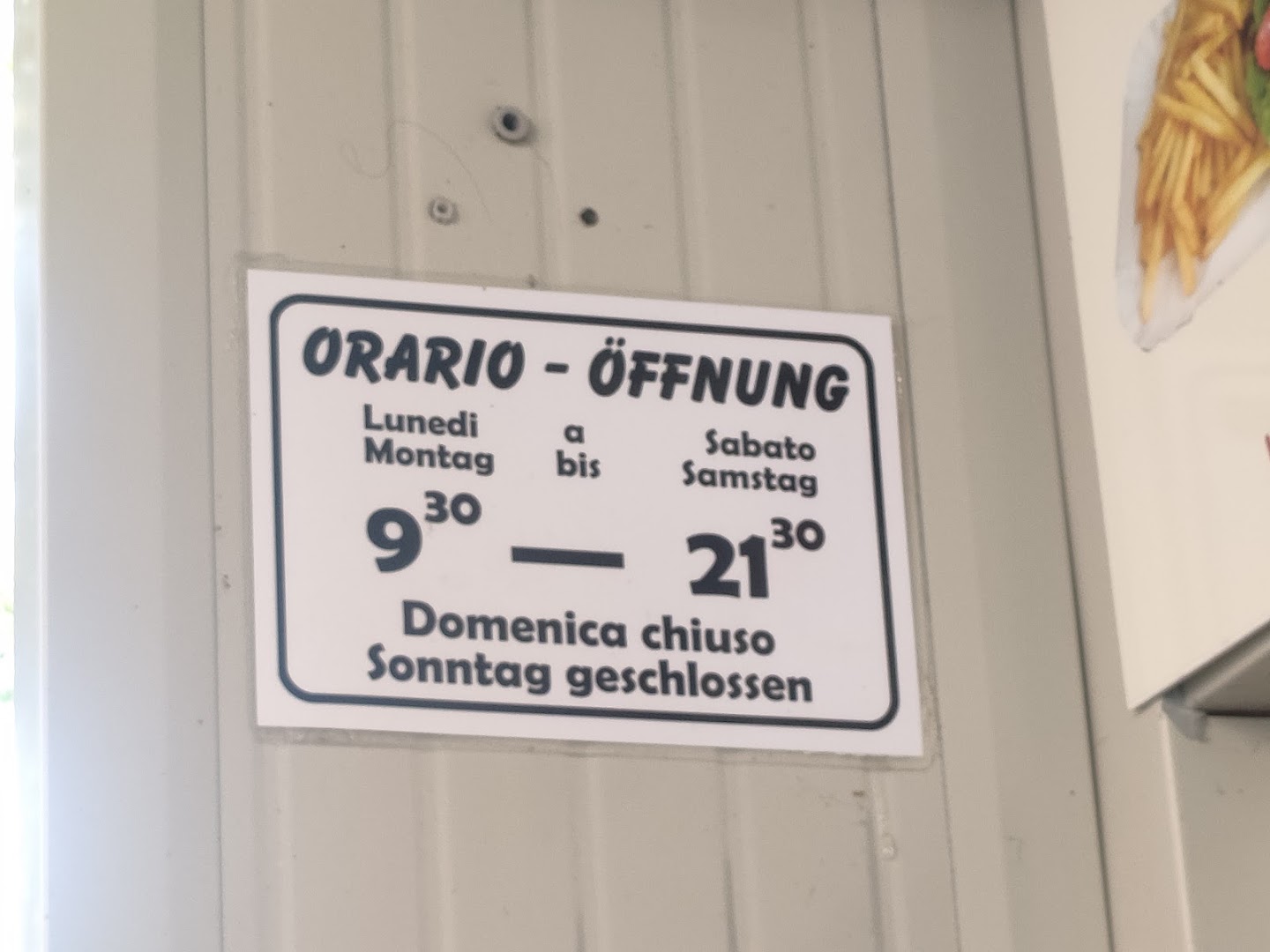 Chiosco Arabo delle Ciambelle, Merano