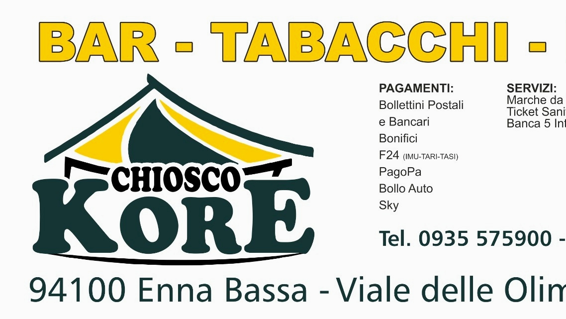 Chiosco Kore Di Bonaccorso Michele, Enna