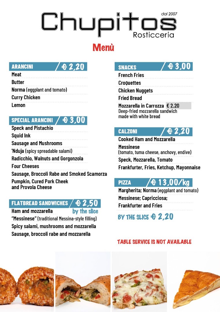 Chupitos Rosticceria, Capo d'Orlando