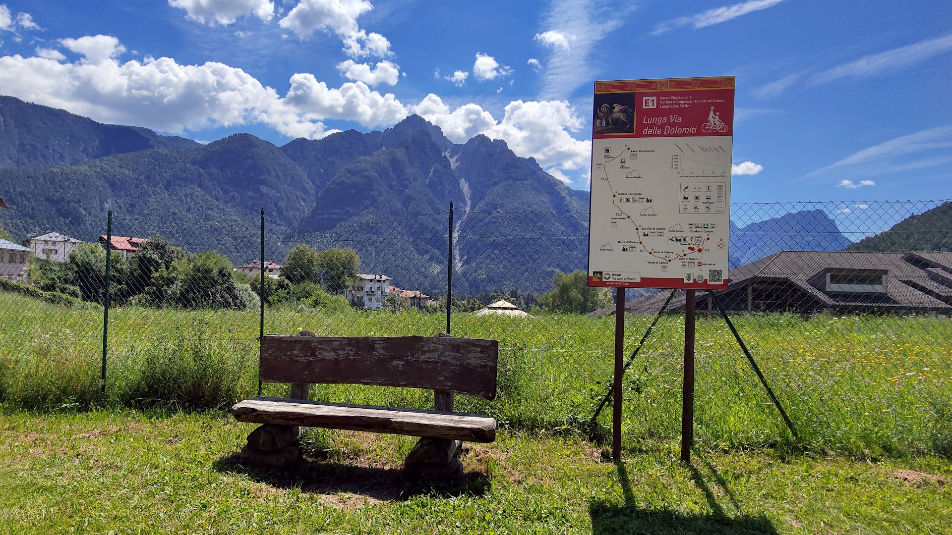 Ciclabile delle Dolomiti Calalzo - Cortina accesso Tai di Cadore